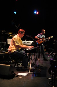 Rob Adlers and Steve Cochrane Performing