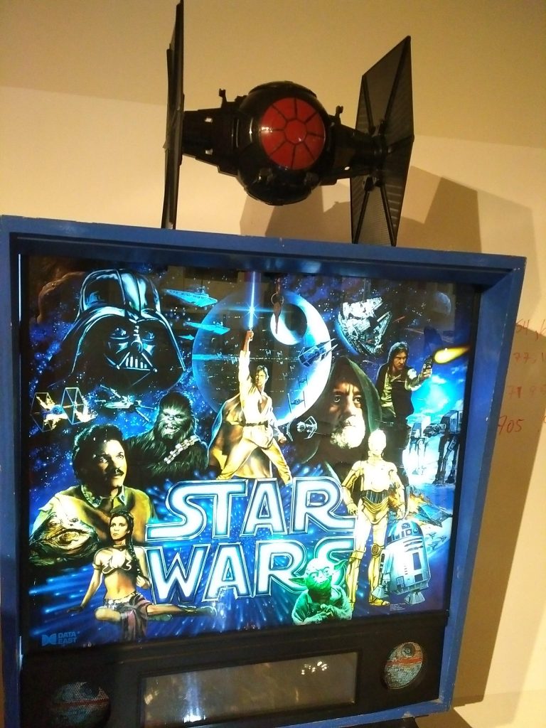 Star Wars Pinball Back Box